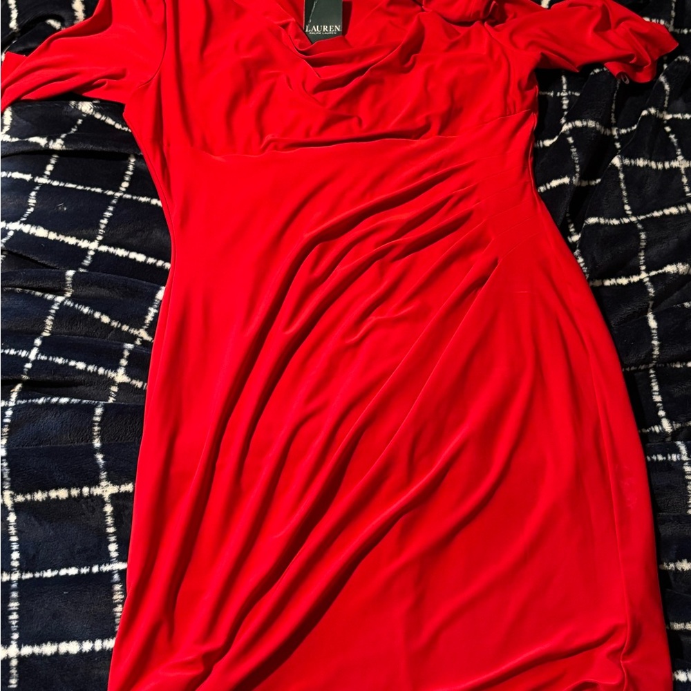 Ralph Lauren Blue Label Scarlet Midi Dress